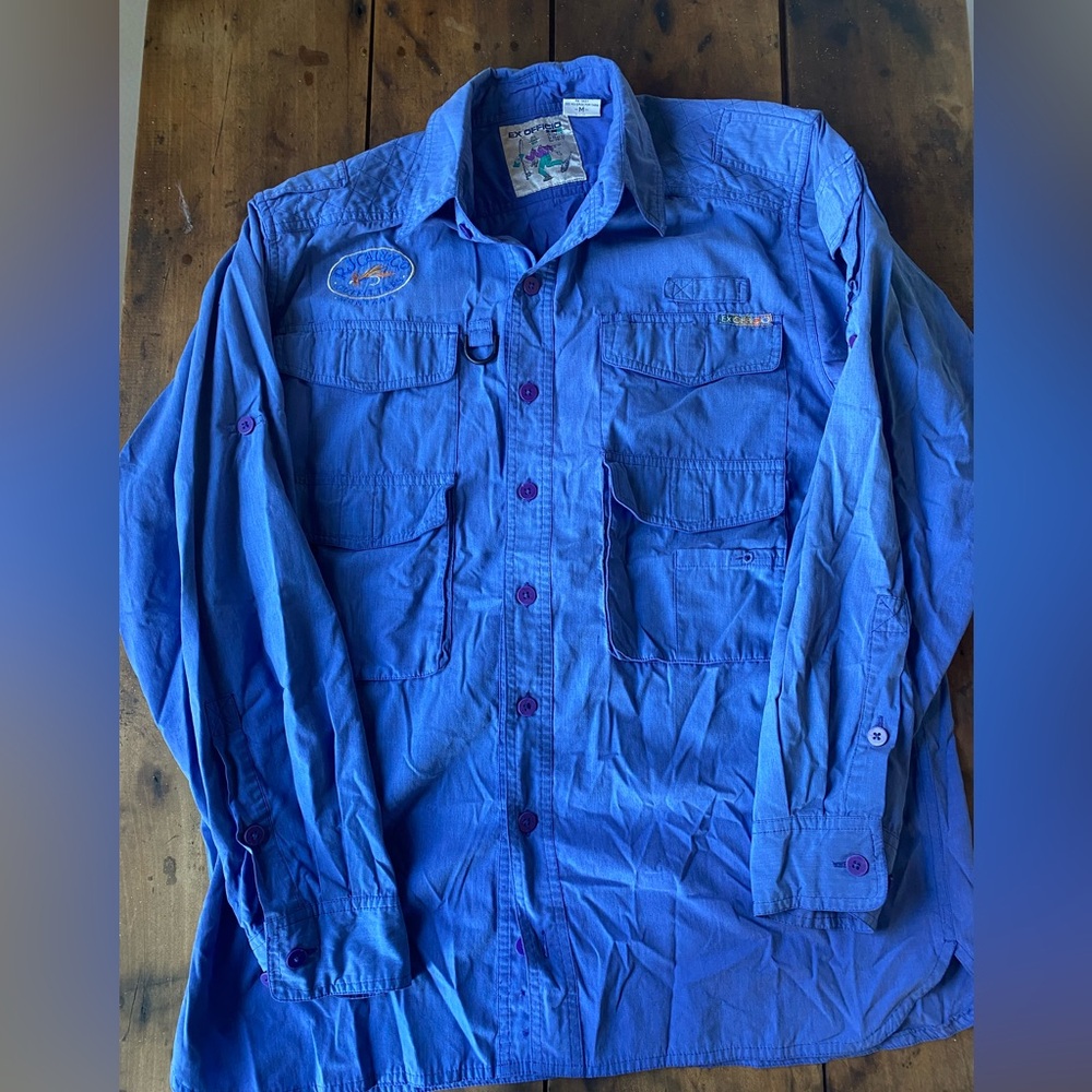 Exofficio Vibrant Blue Men's Shirt Jacket